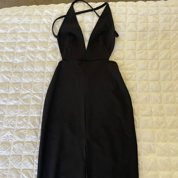 Solace London black Bacall backless midi dress - Picture 7 of 12